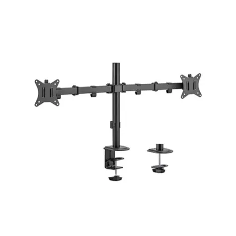 Brateck LDT66-C024 / Uchwyt do monitora / dwa ramiona / nośność 2x 9 kg / VESA 75 i 100