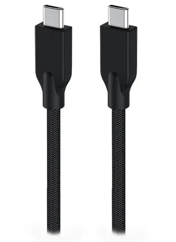 Genius ACC-C2CC-3A Kabel USB-C (M) - USB-C (M) 1,5 m czarny / pleciony / 60W