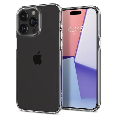 Pokrowiec ochronny Spigen Liquid Crystal do Apple iPhone 15 Pro krystalicznie przezroczysty 