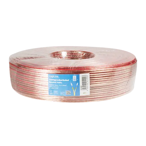 LogiLink CA1082 / Kabel głośnikowy / 2x 1,5mm / 100m