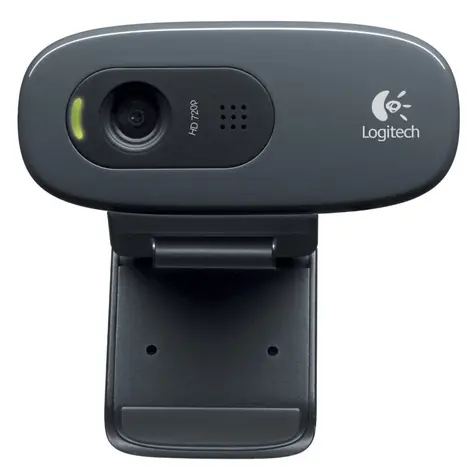 Logitech WebCam C270 HD / 1280x720px / 720p|30 kl./s / 3MPx / Mikrofon / USB