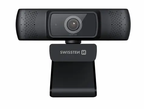 Swissten Kamera internetowa FHD 1080P / 1920x1080@30FPS / kąt 84° / mikrofon / USB 2.0