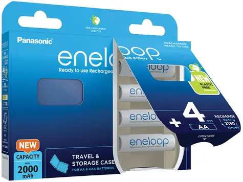 Akumulator Panasonic Eneloop AA 1900mAh 4 szt. / Ni-MH / Blister + ETUI