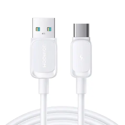 Joyroom S-AC027A14 Kabel ładujący USB-A (M) - USB-C (M) 3A 1,2 m biały