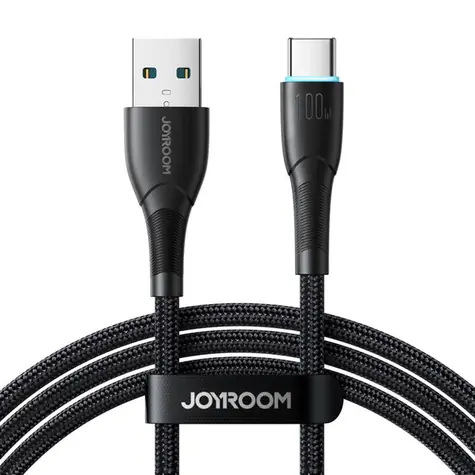 Joyroom SA32-AC6 Kabel ładujący USB-A (M) - USB-C (M) 100 W 1,0 m czarny