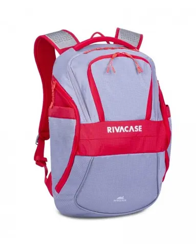 Riva Case 5225 szaro-czerwony / plecak na laptopa 15,6" / poj. 20l