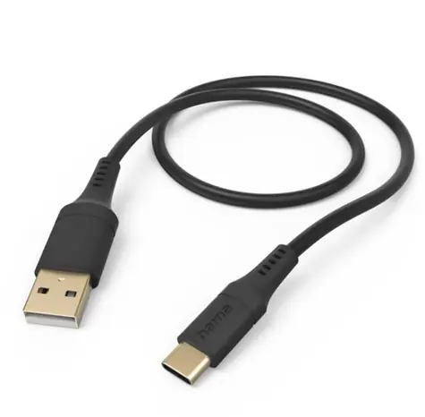HAMA 201570 Kabel USB-A 2.0 (M) - USB-C (M) 1,5m czarny