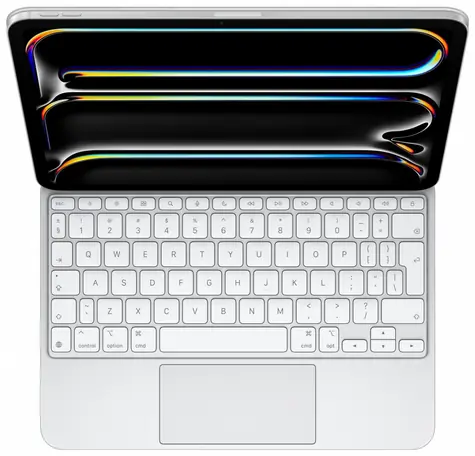 Klawiatura Apple Magic do iPada Pro 11" (M4) ENG biała / Etui z klawiaturą / Układ ENG