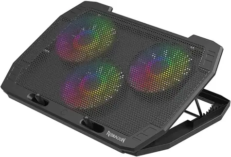 Redragon GCP511 Ingrid czarna / podkładka chłodząca do laptopa / 3x 120 mm / do 17" / USB
