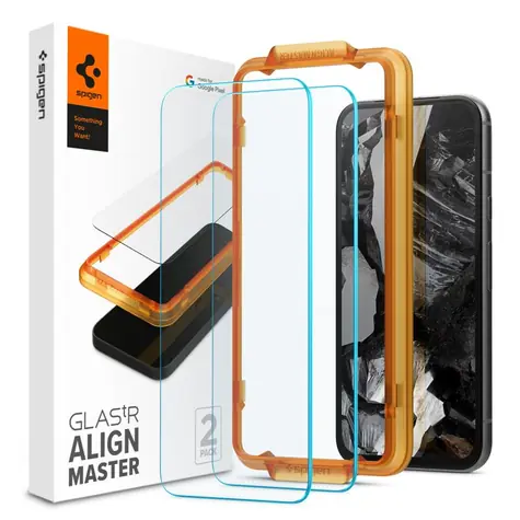 Spigen Glass tR AlignMaster szkło ochronne do Google Pixel 8a 2 szt 