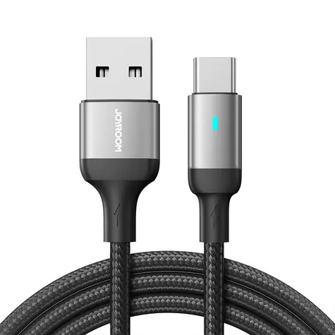 Joyroom S-UC027A10 Kabel ładujący USB-A (M) - USB-C (M) 3A 1,2 m czarny