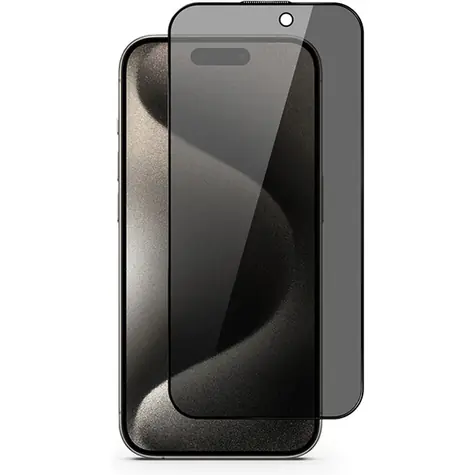 Epico Edge to Edge Privacy Glass Szkło ochronne IM do Apple iPhone 15 Pro / z aplikatorem