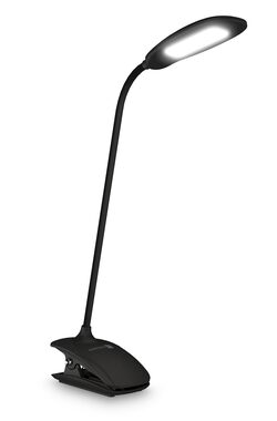 Connect IT CLIP czarna / Lampa stołowa LED / 170 lm