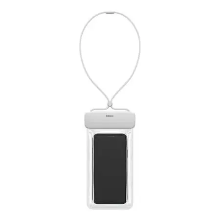Baseus P60263700213-00 Uniwersalne wodoodporne etui na telefon białe / do 7,2" / IPX8