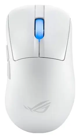 Asus ROG Keris II Ace biała / bezprzewodowa mysz do gier / optyczna / 42000 DPI / 5 przycisków / 2,4 GHz / BT
