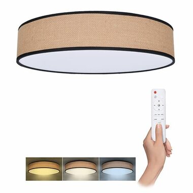 Oświetlenie LED Solight WO8004 Brownie z pilotem / 60W / 4200lm / średnica 50cm