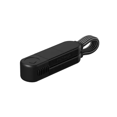 Rolling square inCharge X czarny / kabel magnetyczny 6w1 / USB / USB-C / Lightning / MicroUSB / 100W