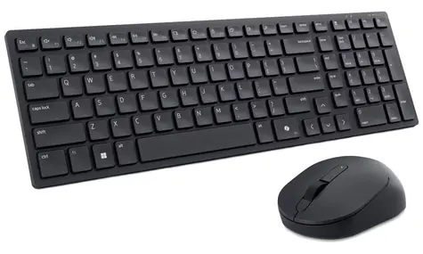 Zestaw klawiatury i myszy DELL KM555 czarny / bezprzewodowy / Bluetooth / 2,4 GHz / układ CZ