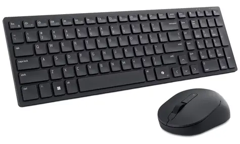 DELL KM555 czarny / zestaw bezprzewodowej klawiatury i myszy / Bluetooth / 2,4 GHz / układ UA