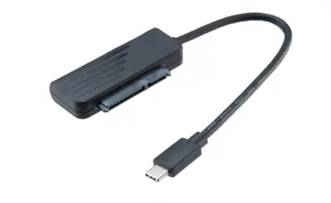 Adapter USB typu C Akasa do 2,5" HDD i SSD / 5Gbps / 20 cm