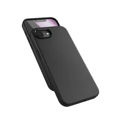 Epico Mag+ Skórzane etui tylne do Apple iPhone 16e czarne