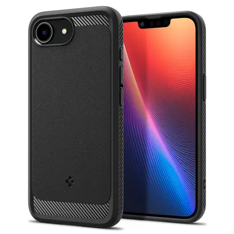 Etui ochronne Spigen Rugged Armor MagSafe do Apple iPhone 16e matowa czerń