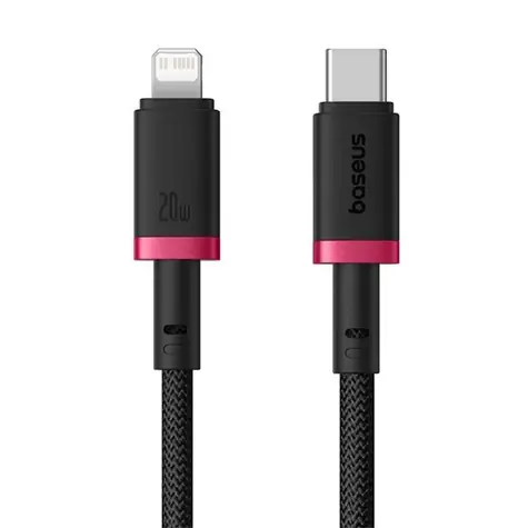 Baseus Dura (P10377800U01-02) Szybki kabel do ładowania USB-C/Lightning 20W 2m czarno-złoty