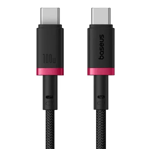 Baseus Dura (P10377803U01-03) Szybki kabel do ładowania USB-C/USB-C 100W 2m czerwono-czarny