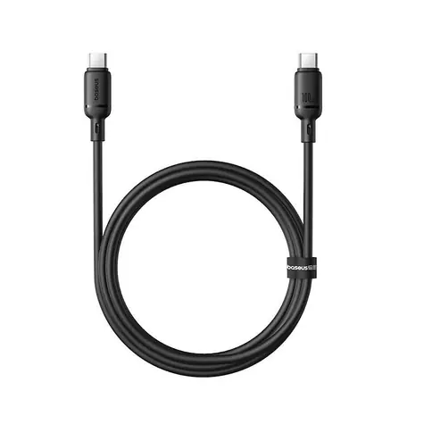 Baseus Silky (P10377704113-00) Szybki kabel do ładowania USB-C/USB-C 100W 1m czarny