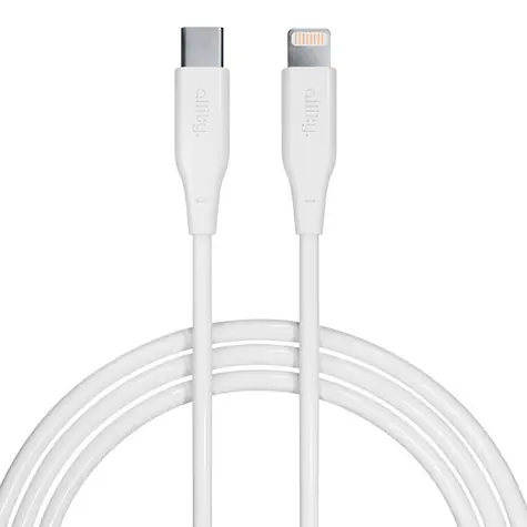Allity AUC-02 Kabel danych USB-C/Lightning 1m 27W biały