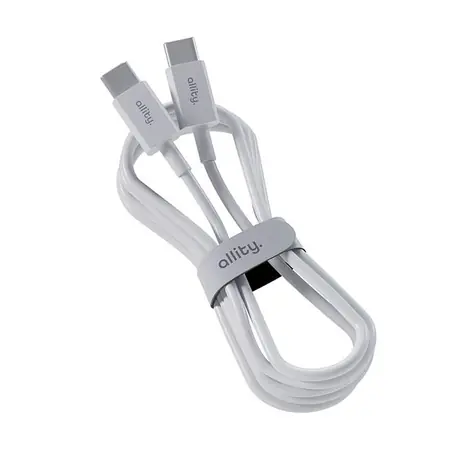 Allity AUC-03 Kabel danych USB-C/USB-C 2m 100W biały