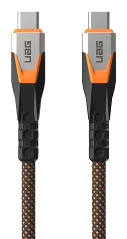 UAG SRGE Kabel do transmisji danych i ładowania USB-C (M) - USB-C (M) 240 W 0,75 m czarno-pomarańczowy / USB 3.2