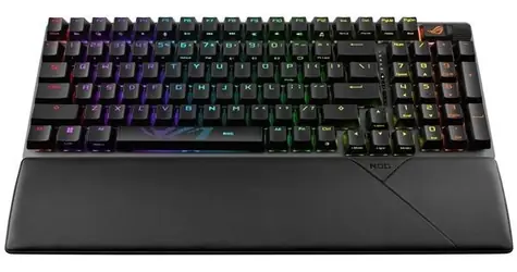 Asus ROG Azoth Extreme czarny / klawiatura gamingowa / mechaniczna / bezprzewodowa / przełączniki ROG NX Snow / DE