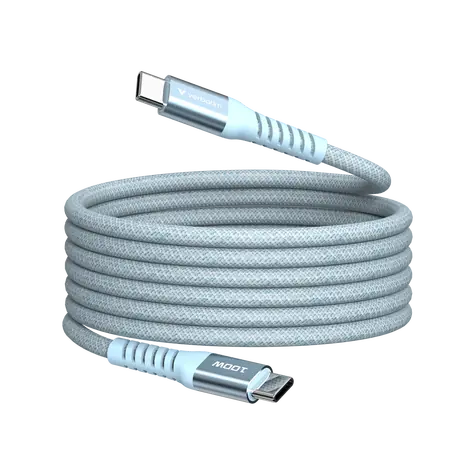 Kabel Verbatim 31856 Magnetic 100 W USB-C 1,2 m niebieski / USB-C(M) / USB-C(M) / PD i QC 3.0