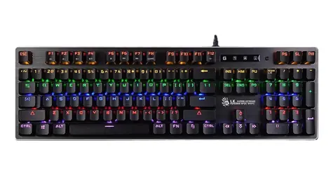 A4Tech BLOODY B760 (Black Switch) czarny / Klawiatura do gier / RGB / Układ CZ / Czarny przełącznik / USB-A / 1,8 m