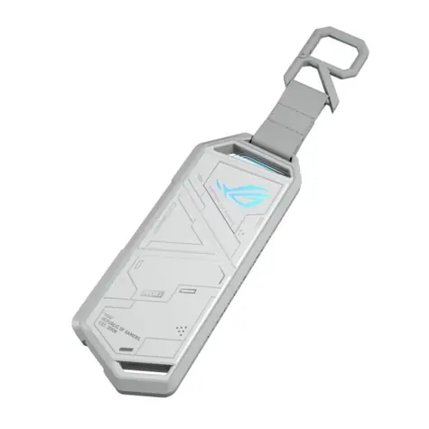 Asus STRIX ARION biały / Obudowa zewnętrzna do M.2 SSD / M.2 NVMe / 10Gbps / USB-C/A 