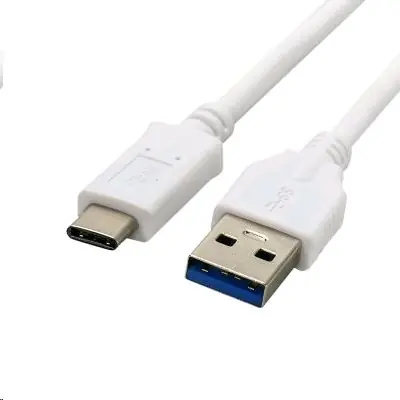 Kabel C-tech USB-C 1 m biały / USB 2.0 A (M) - USB-C (M)