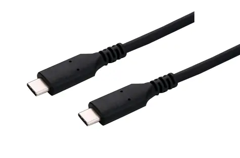 Kabel C-tech USB-C 0,5 m czarny / USB-C (M) - USB-C (M)