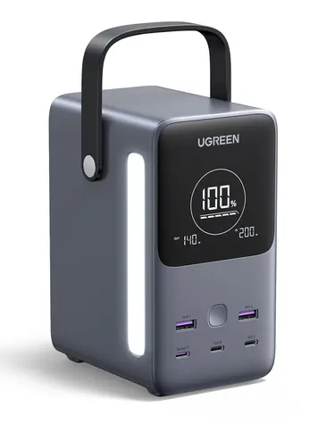 Ugreen 25286 power bank szary / 48000mAh / 300W / 3x USB-C / 2x USB-A