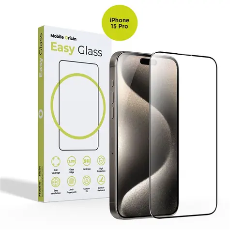 Szkło ochronne Mobile Origin EasyGlass do Apple iPhone 15 Pro