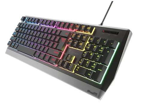 Genesis Rhod 300 RGB czarny / Podświetlana klawiatura / USB