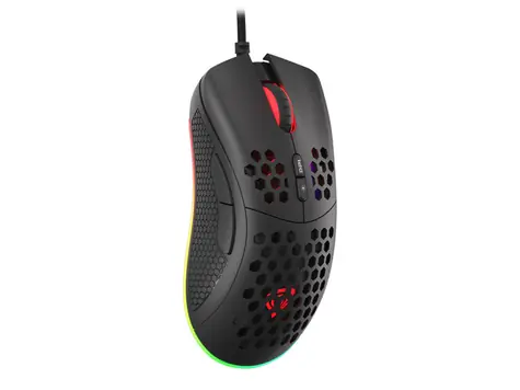Genesis Krypton 555 czarna / mysz optyczna gamingowa / 8000 DPI / 7 przycisków / USB / 1,8 m