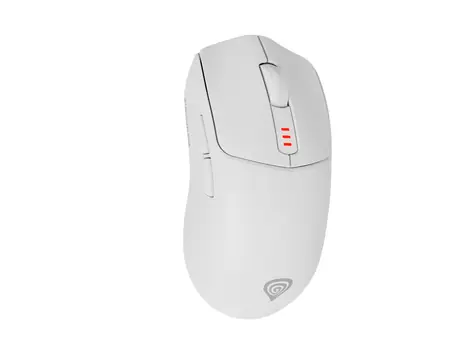 Genesis Zircon 500 biała / Mysz bezprzewodowa / Optyczna / 10000 DPI / 6 przycisków / 2,4 GHz