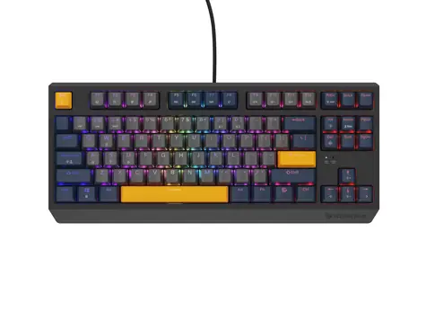Genesis Thor 230 TKL RGB Naval Blue Negative Outemu Panda Black / Klawiatura do gier / USB