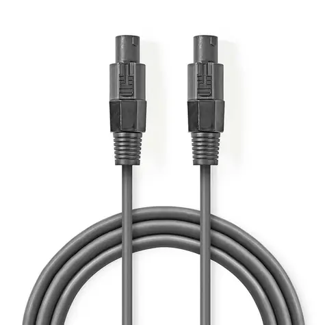 Kabel głośnikowy Nedis Głośnik (M) - Głośnik (M) 10,0 m ciemnoszary  
