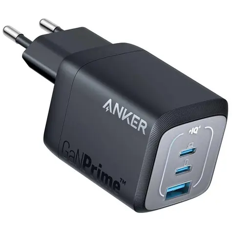 Anker Prime czarny / Ładowarka ścienna / 2xUSB-C / 1xUSB / GaN 67W