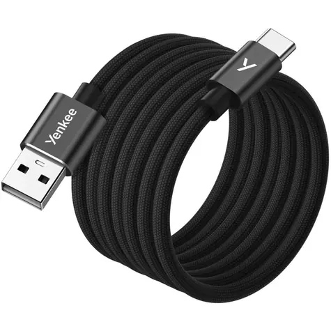 YENKEE YCU MAGNETIC 04 Kabel USB-A (M) - USB-C (M) 1,5 m czarny / 18 W / 480 Mb/s