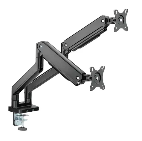 Brateck LDT60-C024 / Uchwyt do monitora / dwa ramiona / nośność 16 kg / VESA 75 i 100
