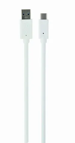 Gembird SKGBCCP-USB3-AMCM-W-10 Kabel USB-C biały / 1x USB-C (M) / 1x USB-A (M) / 3M