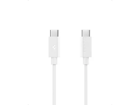 Kabel Spigen ACA08719 Essential USB-C do USB-C 60 W 2 m biały / USB 2.0